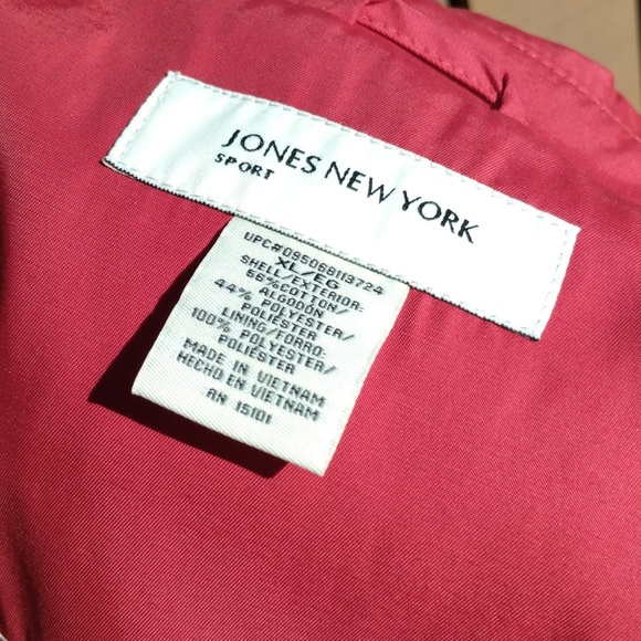 New York Jones coat red x large New - Picture 4 of 4
